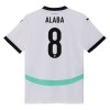 Maillot de Supporter Autriche Alaba 8 Extérieur Euro 2024 Pour Homme